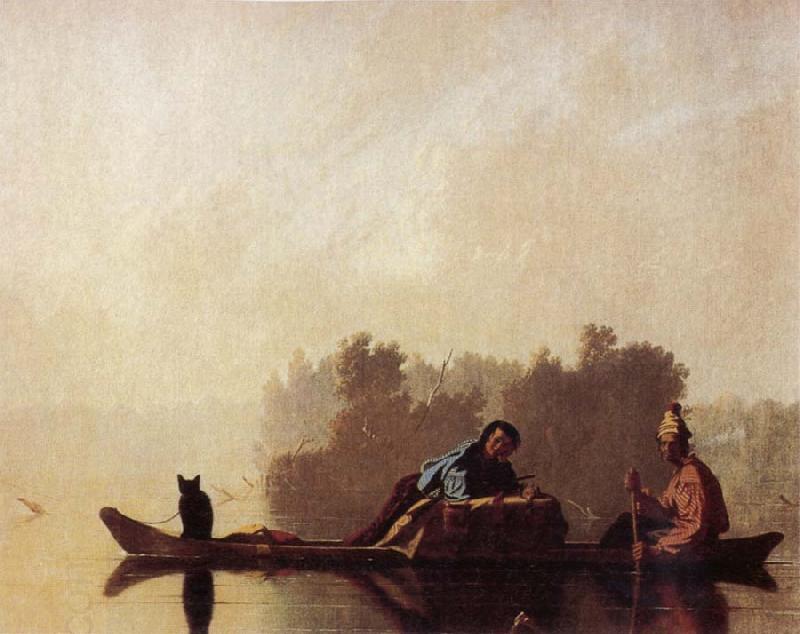 George Caleb Bingham Fur Traders Descending the Missouri oil painting picture